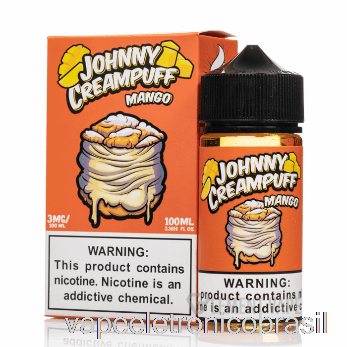 Vape Recarregável Mango - Johnny Creampuff - 100ml 3mg